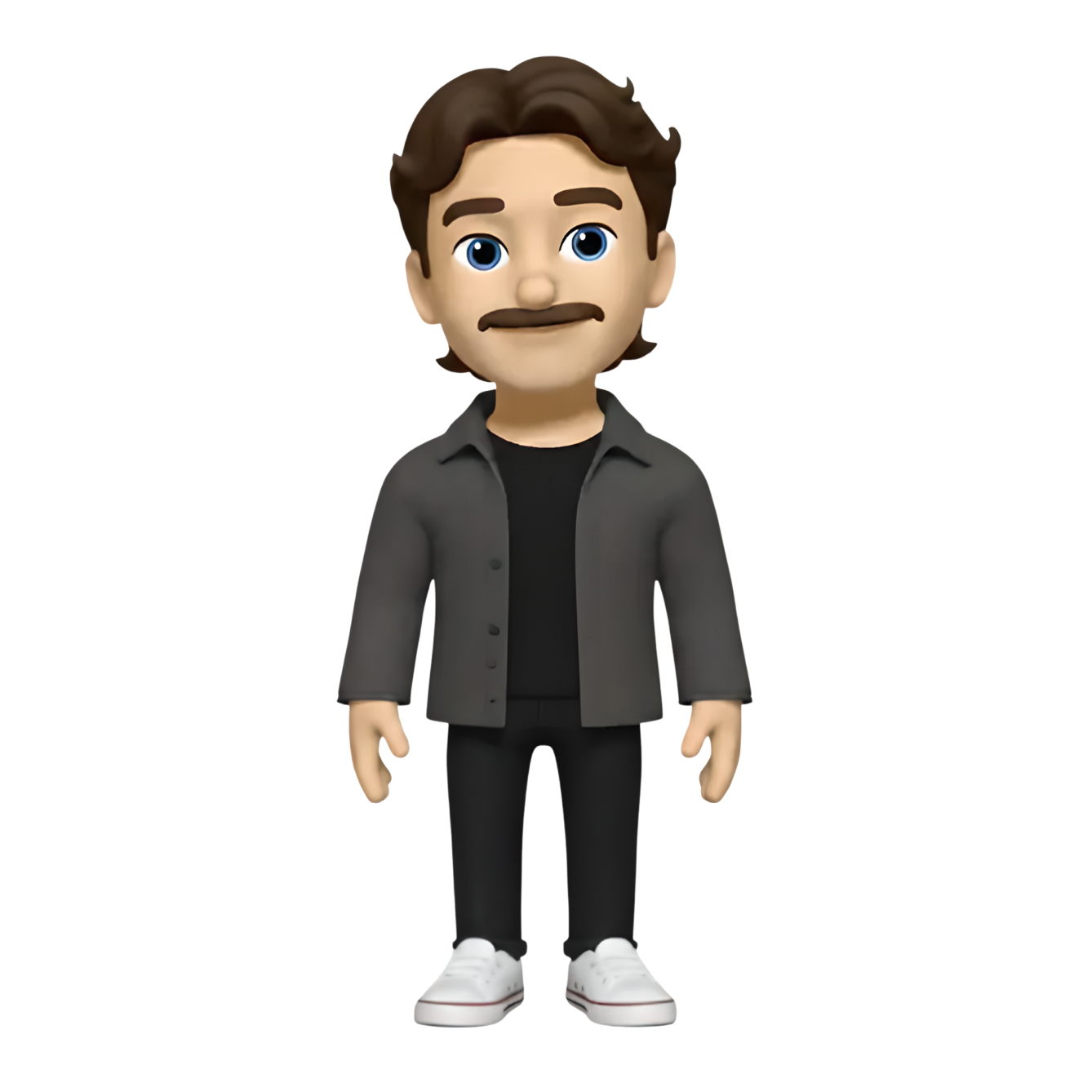 3D Memoji avatar of the author, Brian, dressed in casual creative attire.