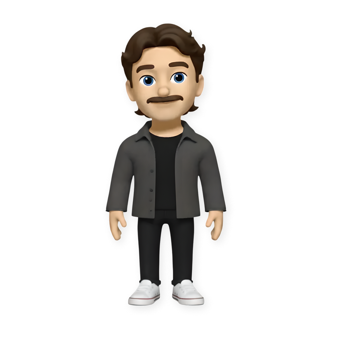 3D Memoji avatar of the author, Brian, dressed in casual creative attire.